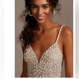 DB Studio Embellished Spaghetti Strap Top